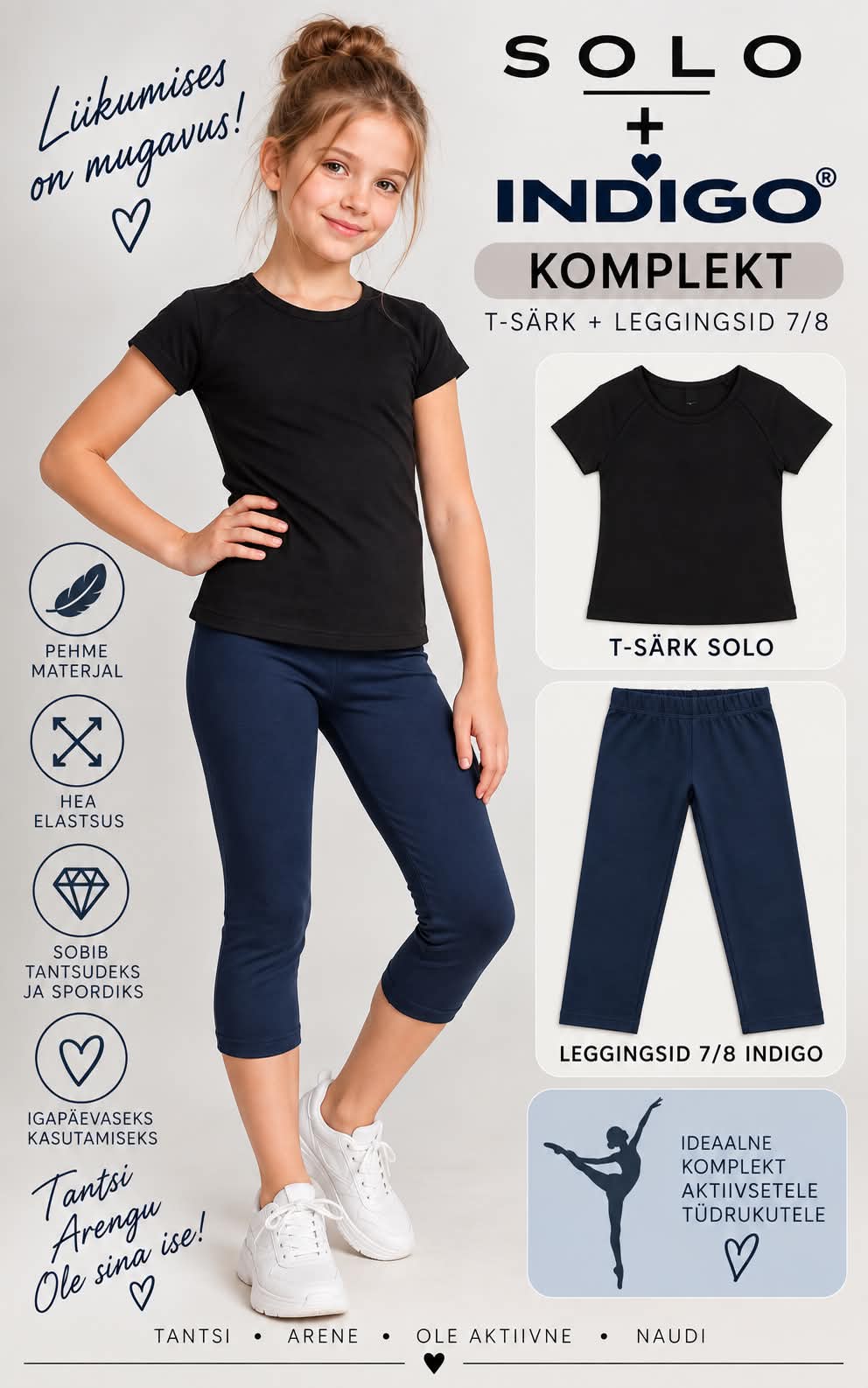 SOLO/INDIGO treeningukomplekt